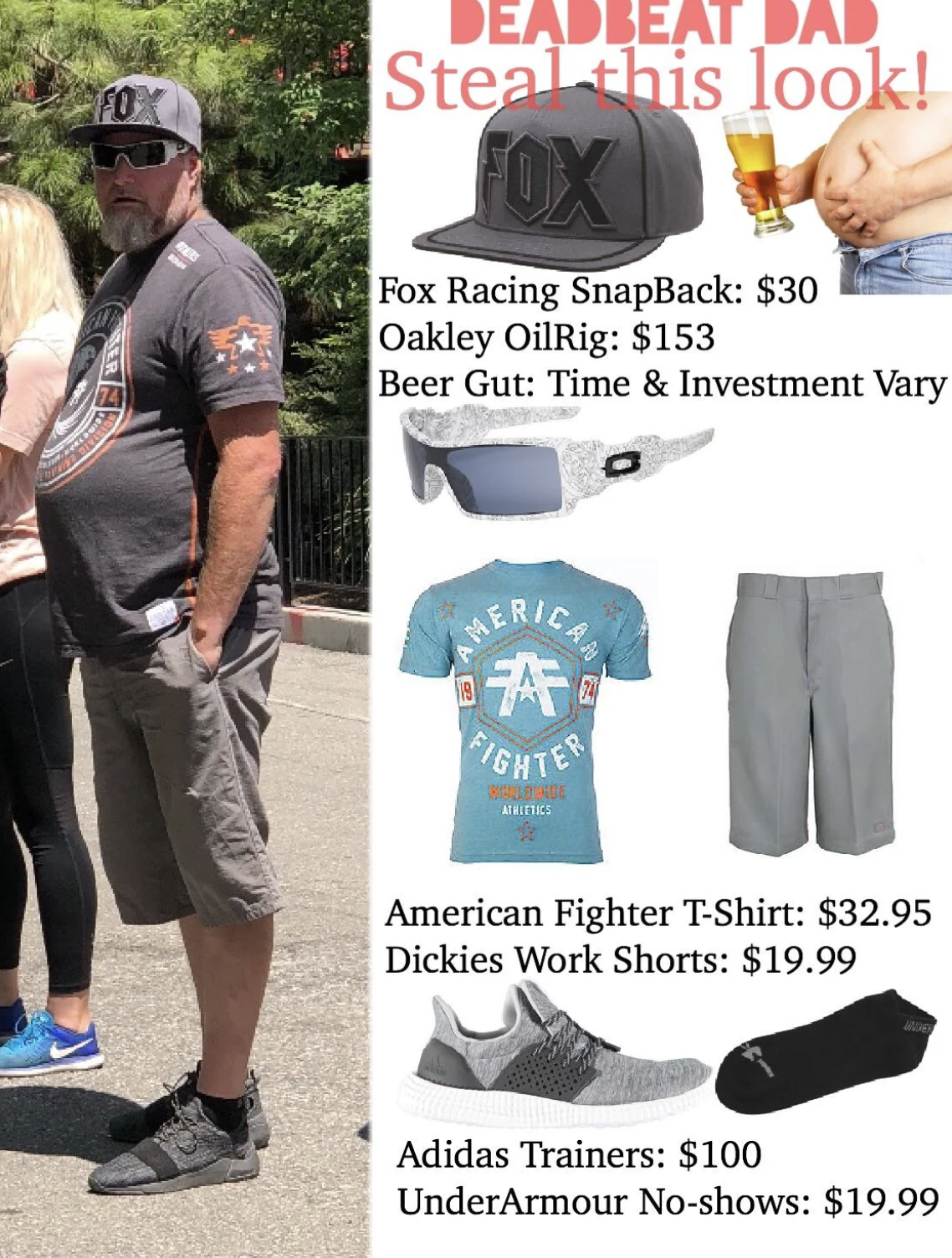 A funny American Fighter starter pack meme